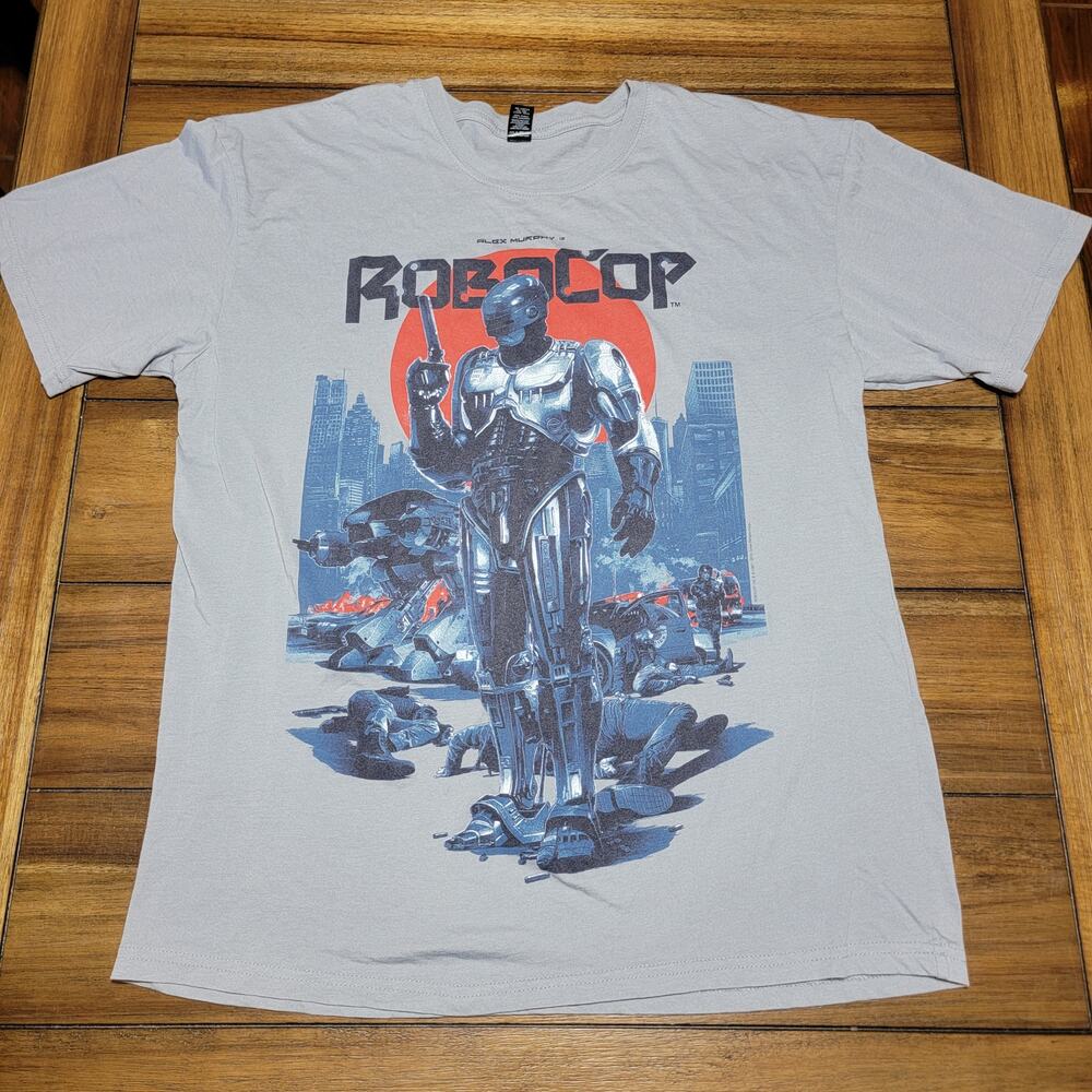 Lootcrate Grey Unisex Tee RoboCop - Size Large